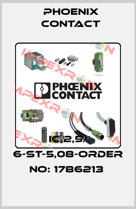 IC 2,5/ 6-ST-5,08-ORDER NO: 1786213  Phoenix Contact