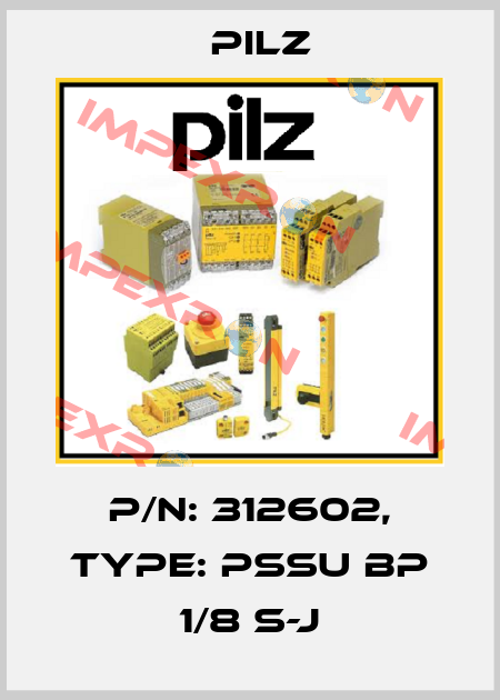 p/n: 312602, Type: PSSu BP 1/8 S-J Pilz