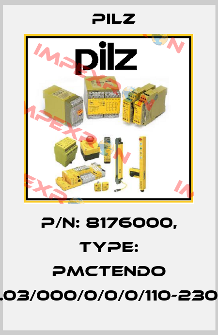 p/n: 8176000, Type: PMCtendo DD5.03/000/0/0/0/110-230VAC Pilz
