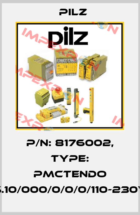 p/n: 8176002, Type: PMCtendo DD5.10/000/0/0/0/110-230VAC Pilz