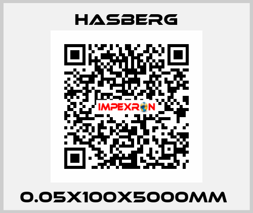 0.05X100X5000MM  Hasberg