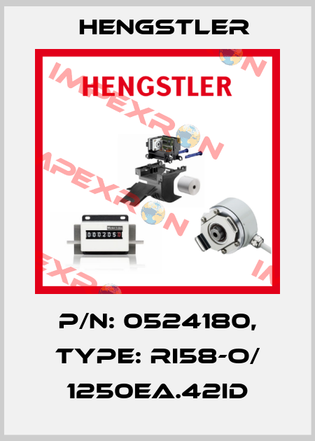 p/n: 0524180, Type: RI58-O/ 1250EA.42ID Hengstler