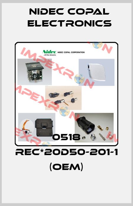 0518 REC*20D50-201-1 (OEM) Nidec Copal Electronics