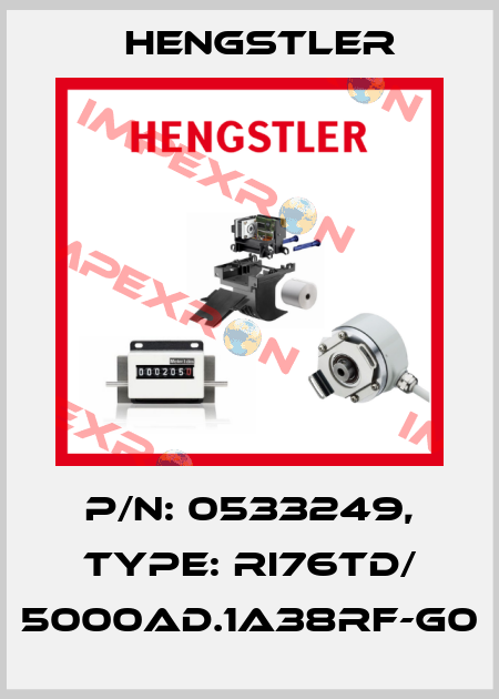 p/n: 0533249, Type: RI76TD/ 5000AD.1A38RF-G0 Hengstler