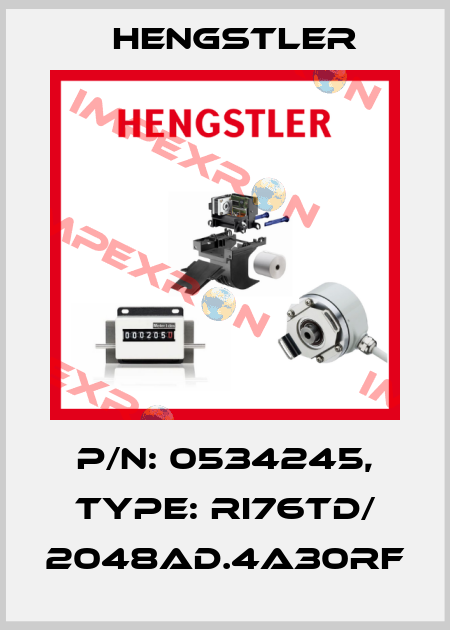 p/n: 0534245, Type: RI76TD/ 2048AD.4A30RF Hengstler