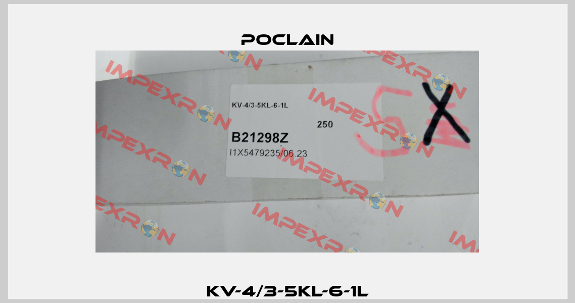 KV-4/3-5KL-6-1L Poclain