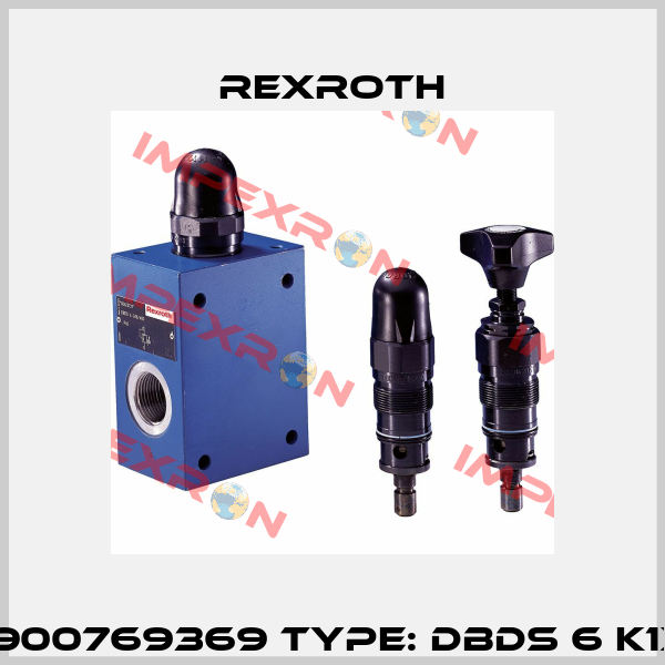 P/N: R900769369 Type: DBDS 6 K1X/100E Rexroth