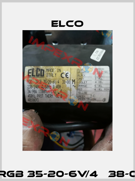 3RGB 35-20-6V/4   38-00 Elco