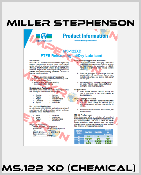 MS.122 XD (chemical)  Miller Stephenson