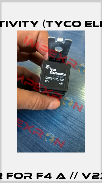 Relay holder for F4 A // V23136-A1001-X57 TE Connectivity (Tyco Electronics)