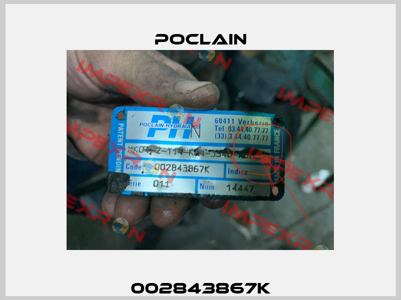 002843867K Poclain