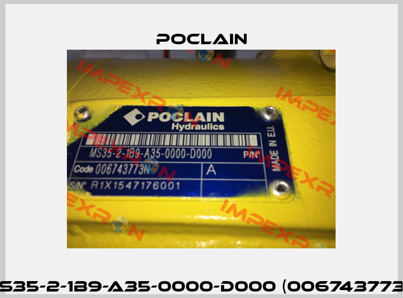 MS35-2-1B9-A35-0000-D000 (006743773N) Poclain