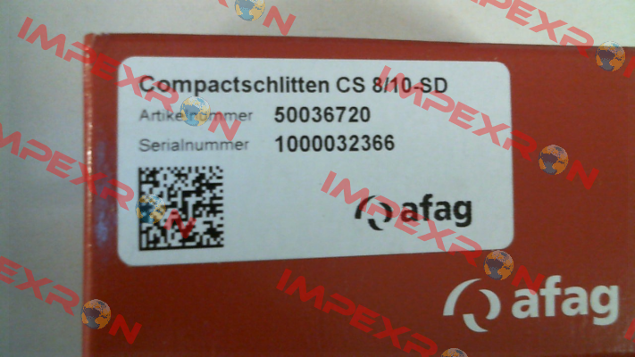 CS 8/10-SD  /  50036720 Afag