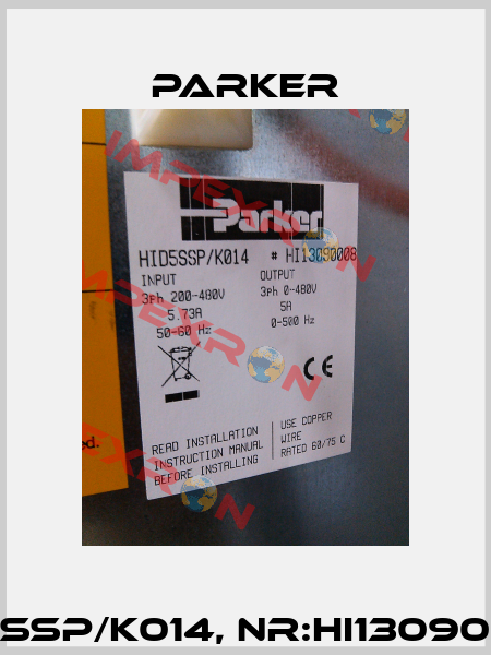 HID5SSP/K014, Nr:HI13090008  Parker