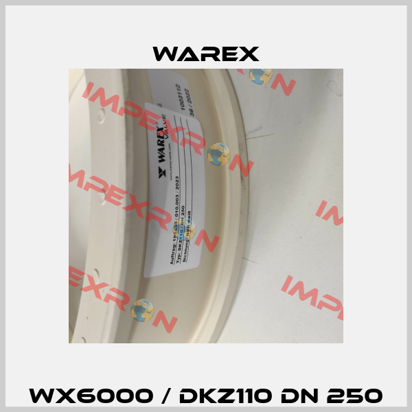 WX6000 / DKZ110 DN 250 Warex