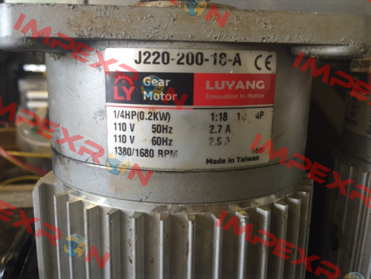 J220-200-18-A Luyang Gear Motor