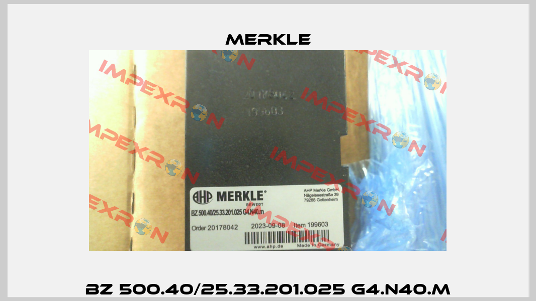 BZ 500.40/25.33.201.025 G4.N40.m Merkle