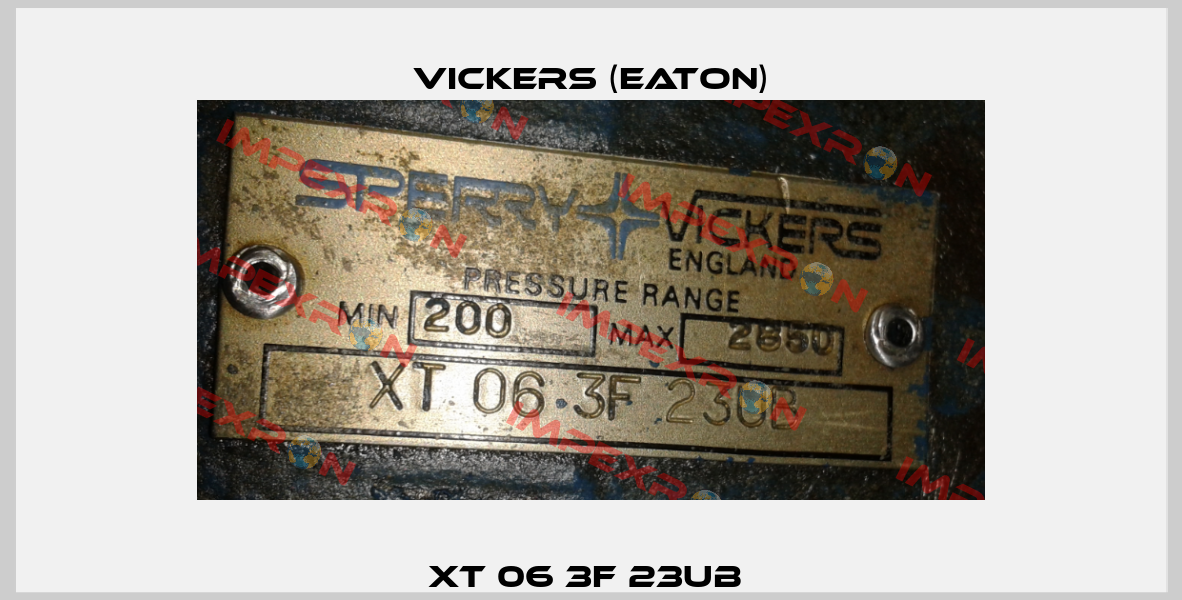 XT 06 3F 23UB  Vickers (Eaton)
